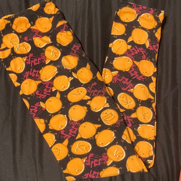 OS Singing Bird Music Note LuLaRoe Leggings - Picture 1 of 3